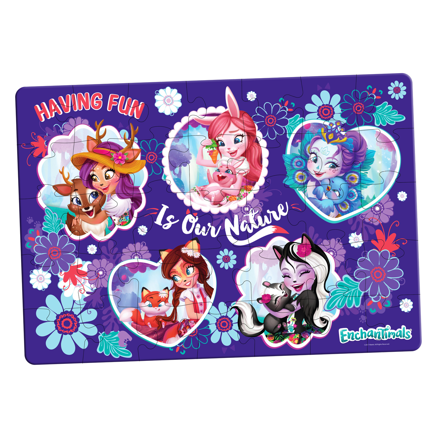 Пазл ORIGAMI Enchantimals классический в ассортименте - фото 7