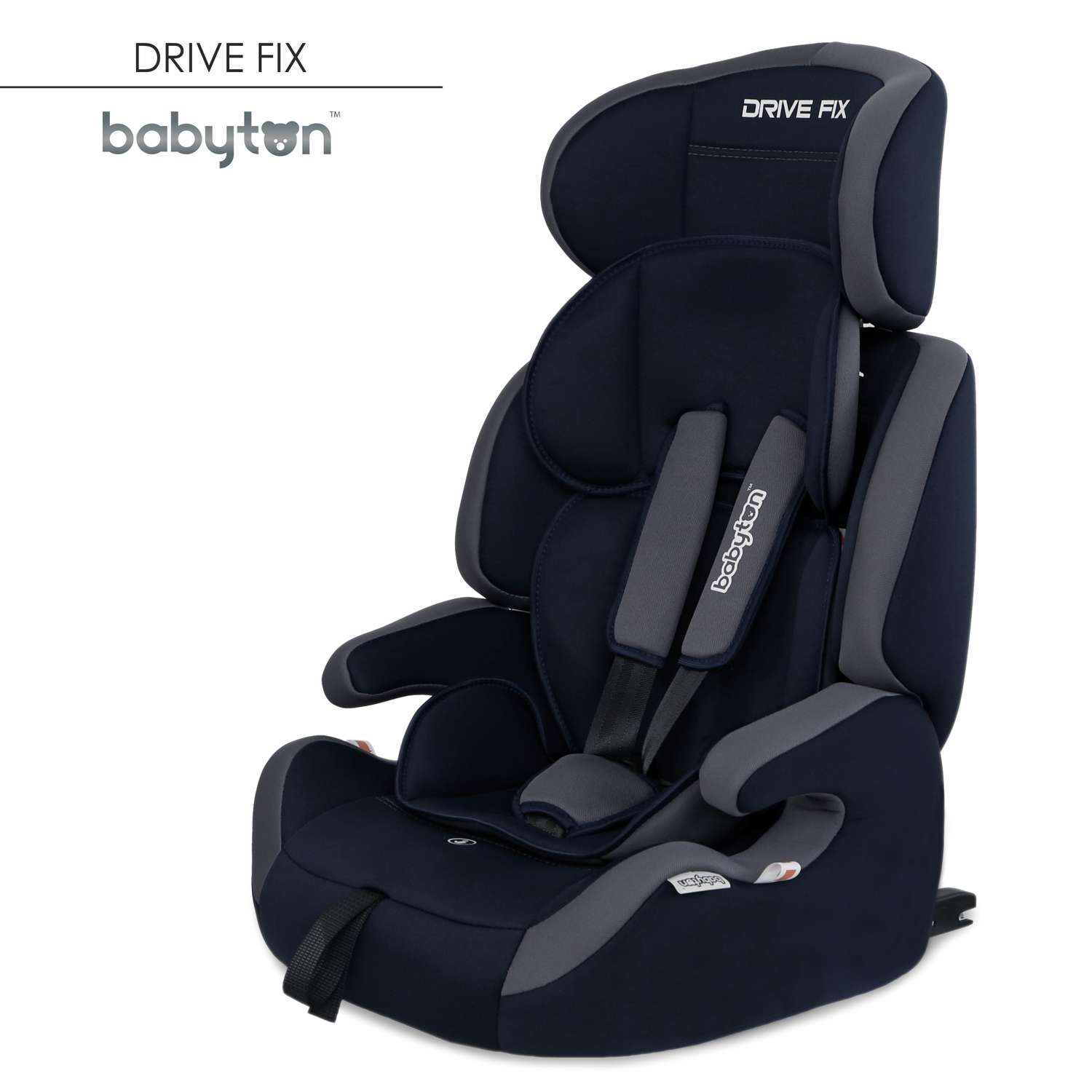 Автокресло Babyton Drive Fix Indigo-Gray Isofix 1/2/3 (9-36 кг) - фото 25