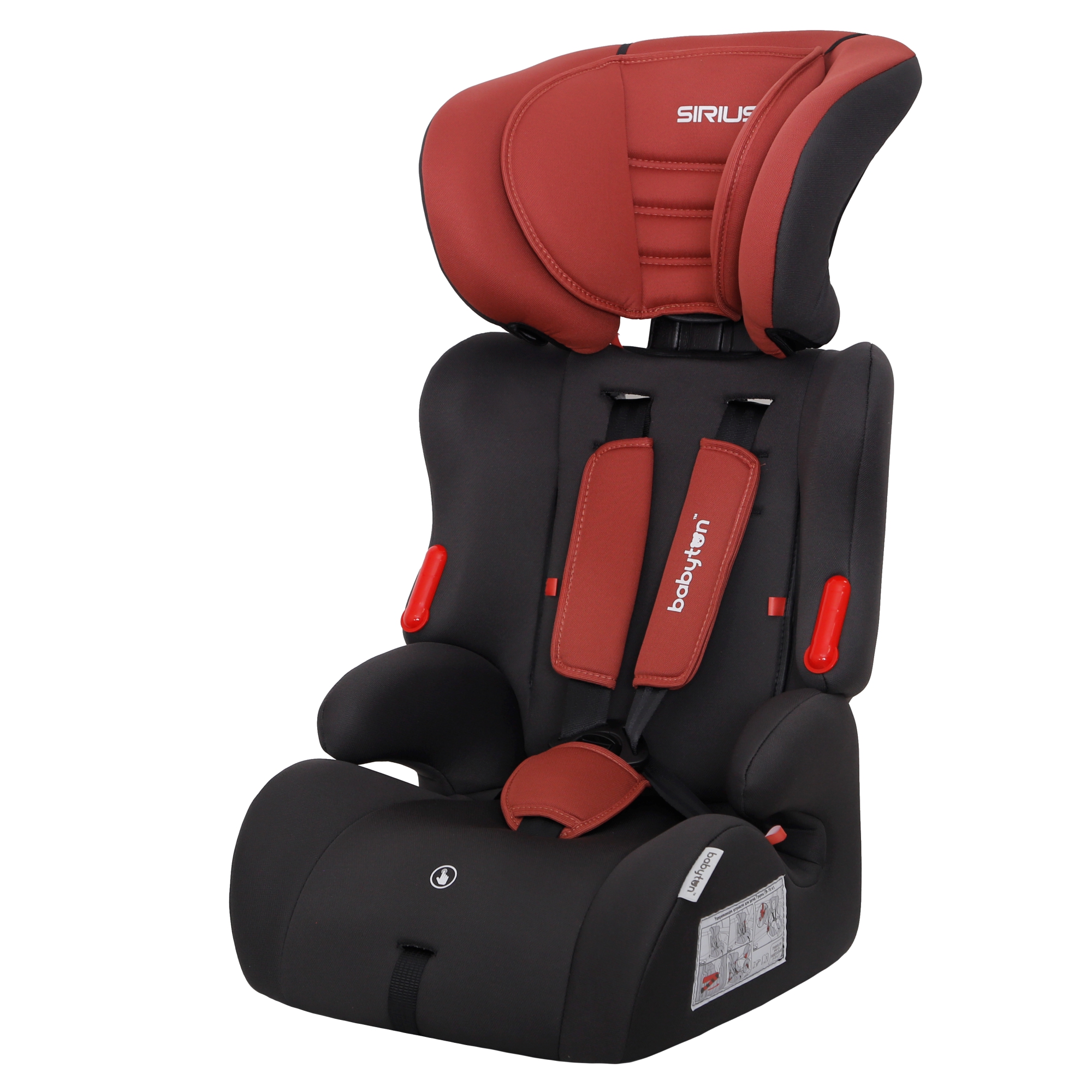 Автокресло Babyton Sirius I/II/III clay grey 1/2/3 (9-36 кг) - фото 26