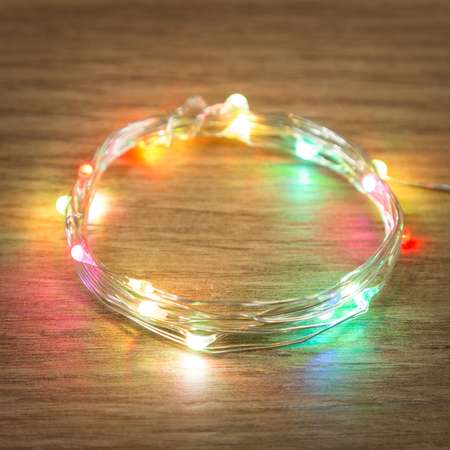Светодиодная гирлянда NEON-NIGHT Роса 2 м с эффектом смены цвета RGB 303-009
