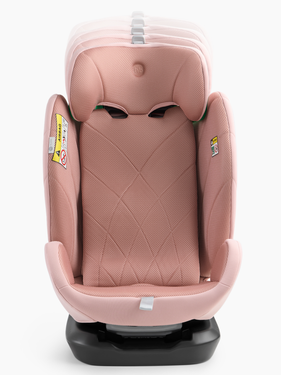 Автокресло Happy Baby Oxis 0+/1/2/3 (0-36 кг) розовый - фото 8