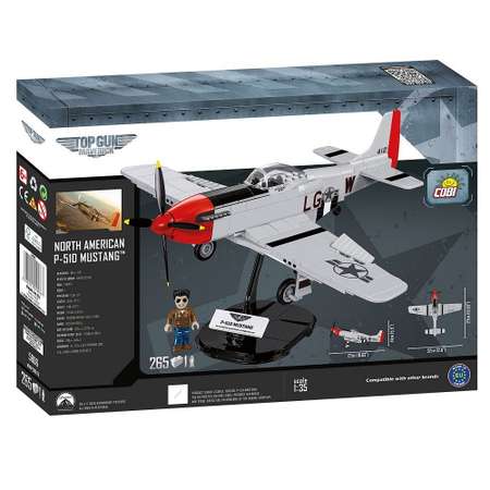 Конструктор COBI Самолет Top Gun Mustang блочный