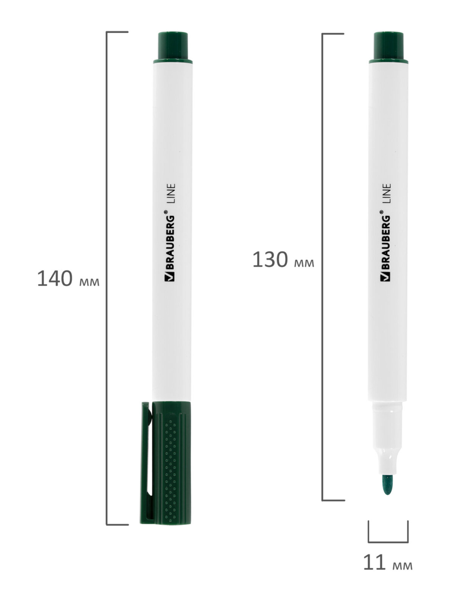 Маркеры Brauberg 4 шт. - фото 16