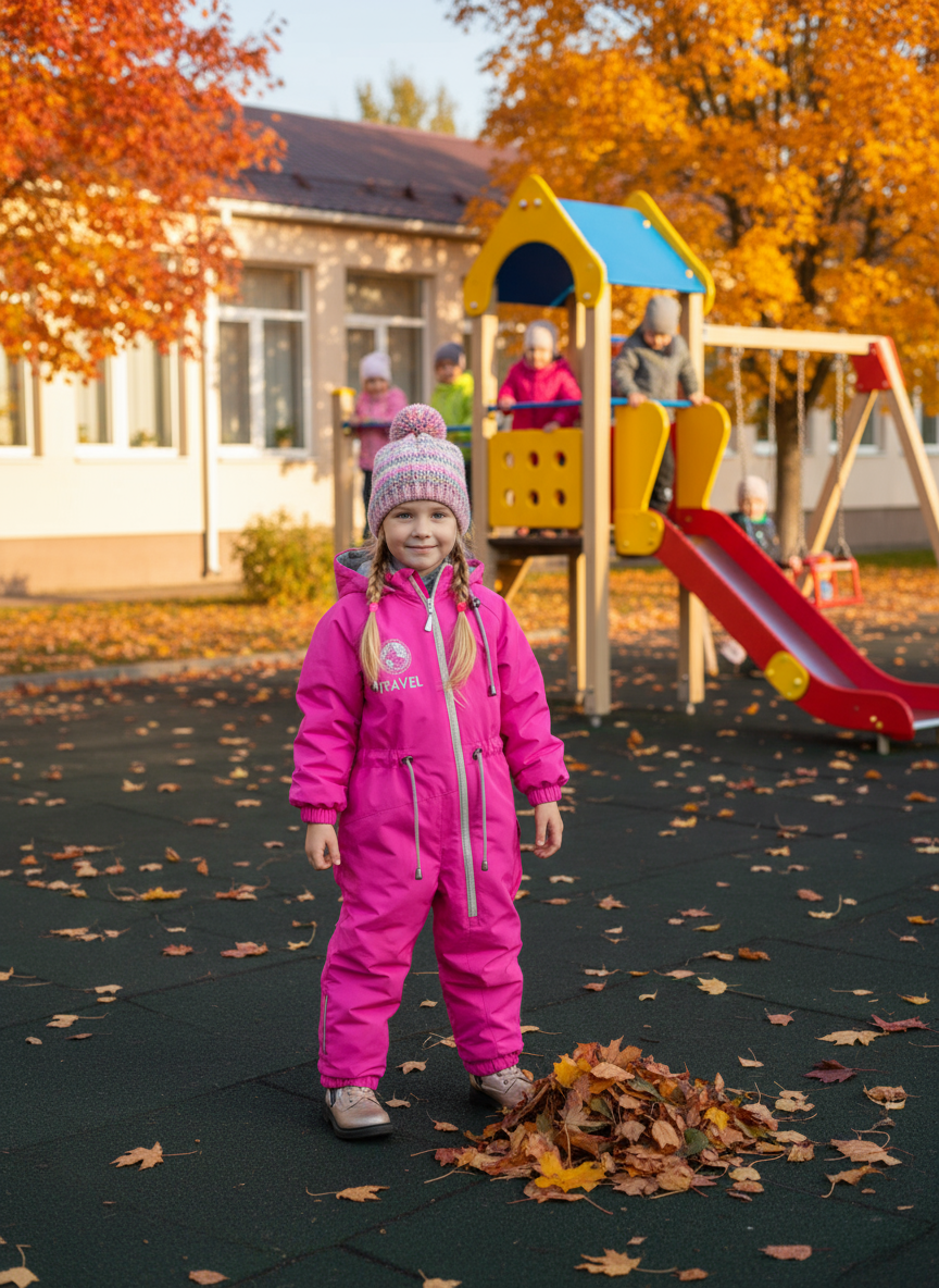 Комбинезон Arctic kids 30-029 розовый - фото 2