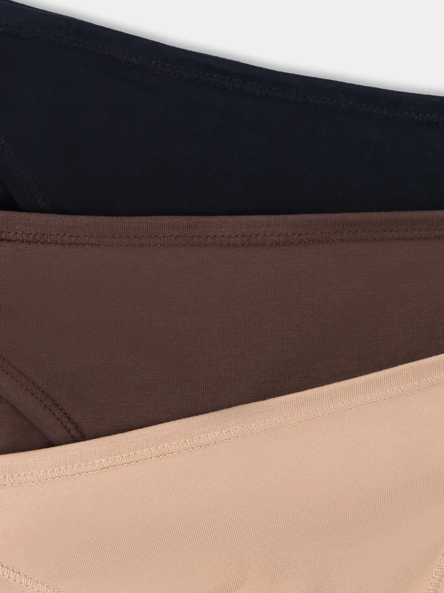 Трусы 3 шт Mark Formelle (Марк Формэль) 412621-3/телесный +цикорий +черный - фото 11
