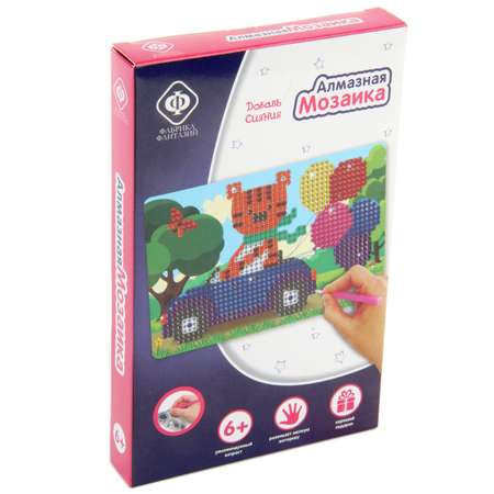 Алмазная мозаика Фабрика Фантазий Тигрёнок в машине