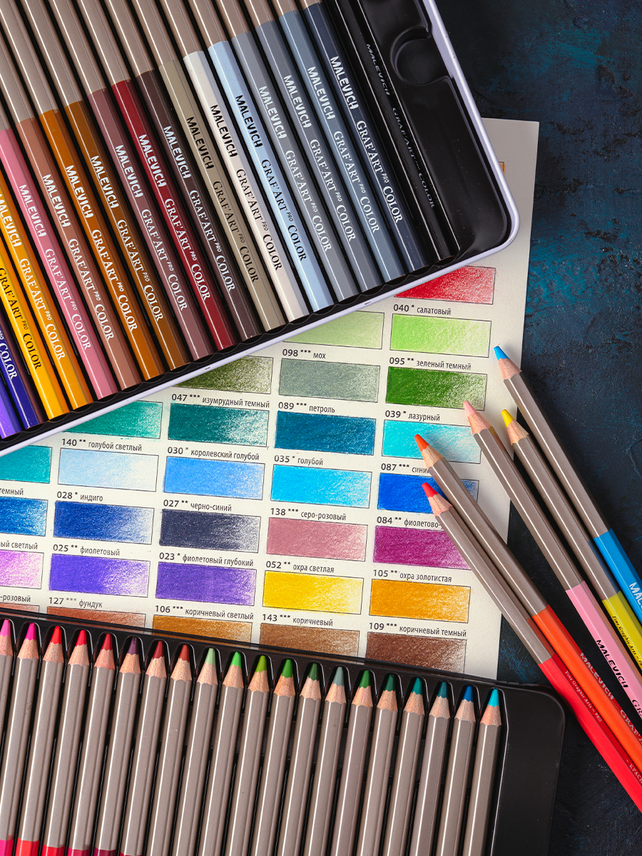 Карандаши цветные Малевичъ 60 шт. - фото 14