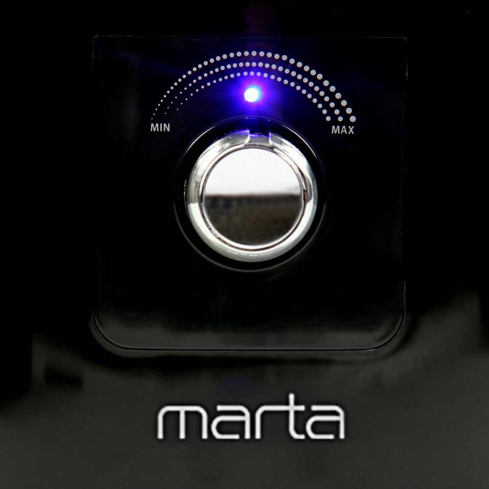 Увлажнитель воздуха ультразвуковой MARTA MT-2691 черный жемчуг - фото 11