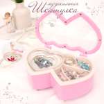 Детская Шкатулка музыкальная TIPTOPOLIS Два сердца розовые