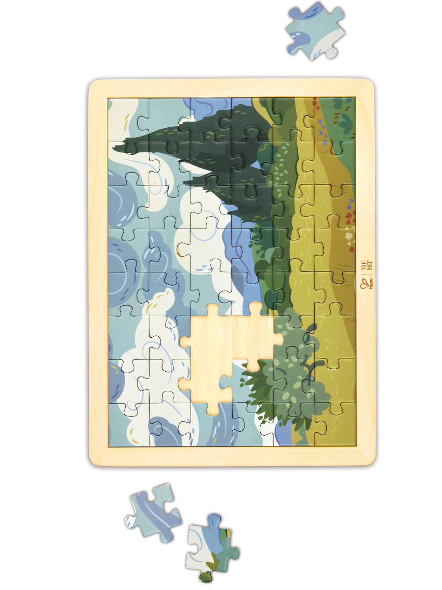 Пазл Hape Пазл для детей Умняша деревянный - фото 2