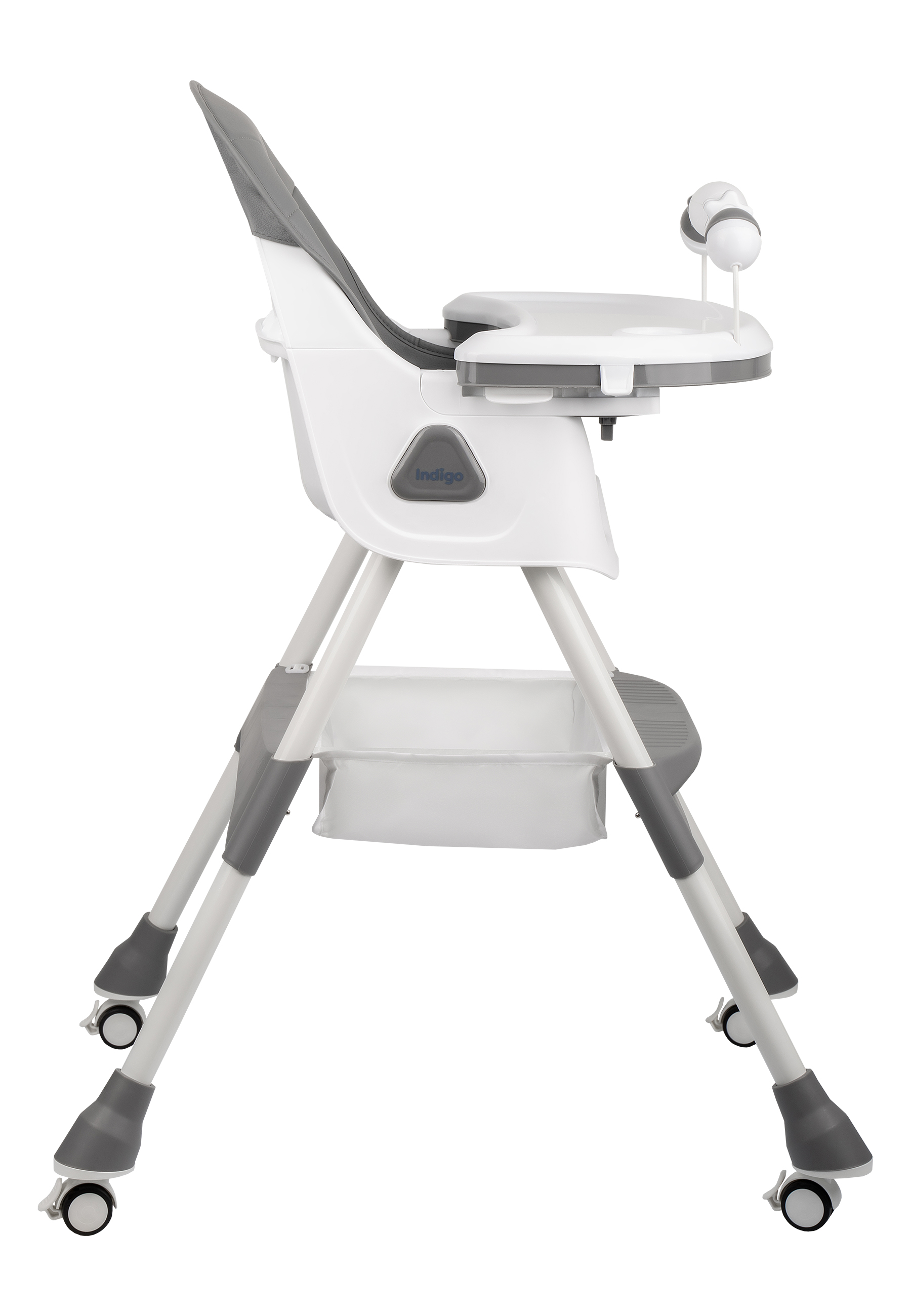 Стульчик для кормления Indigo Corn темно-серый - фото 5