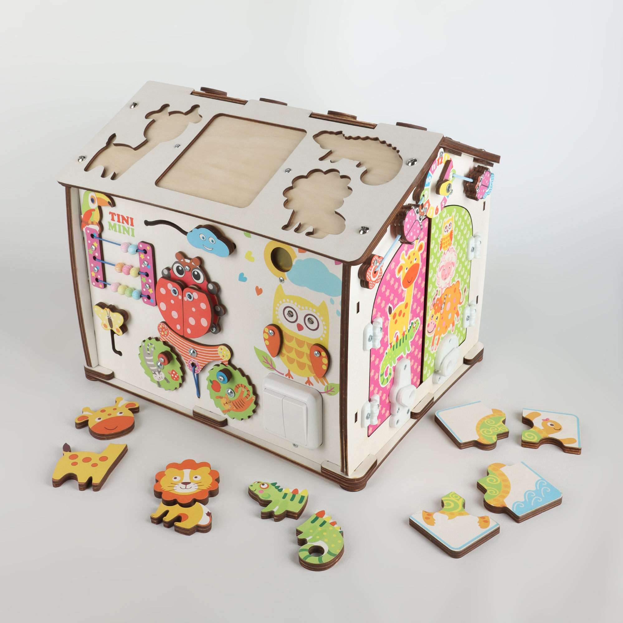 Игрушка tinimini бизиборд Совушка и Друзья - фото 11