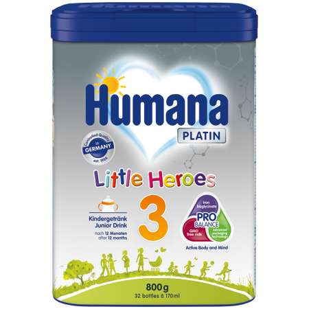 Последующая молочная смесь Humana Platin 3 800г с 12месяцев