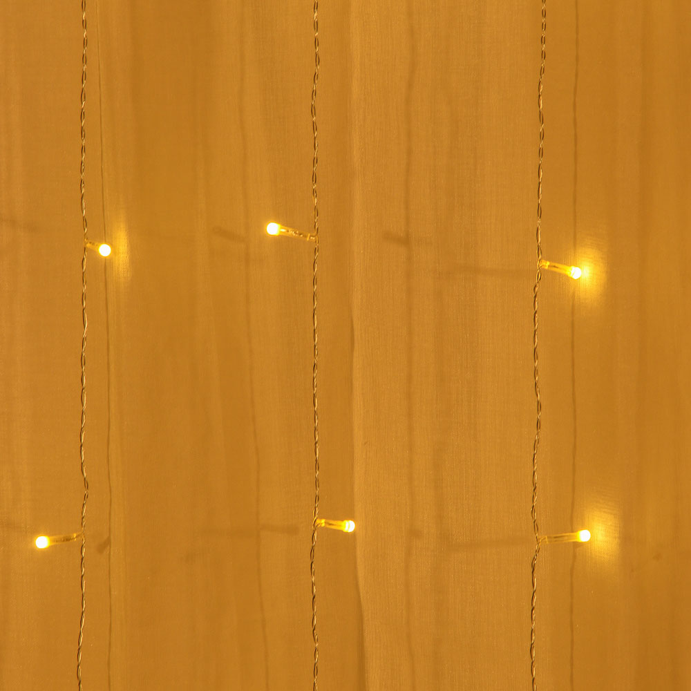 Светодиодная гирлянда Сноубум Занавес нить 2х2 метра 120LED 8 нитей 8 режимов - фото 4
