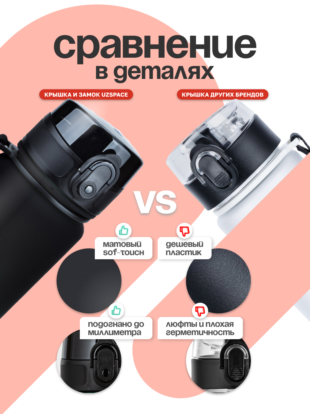 Бутылка UZSPACE 500 мл - фото 5