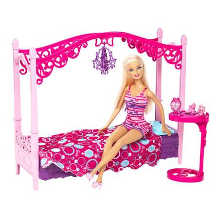 Аксессуар для кукол Barbie кукольный интерьер в ассортименте