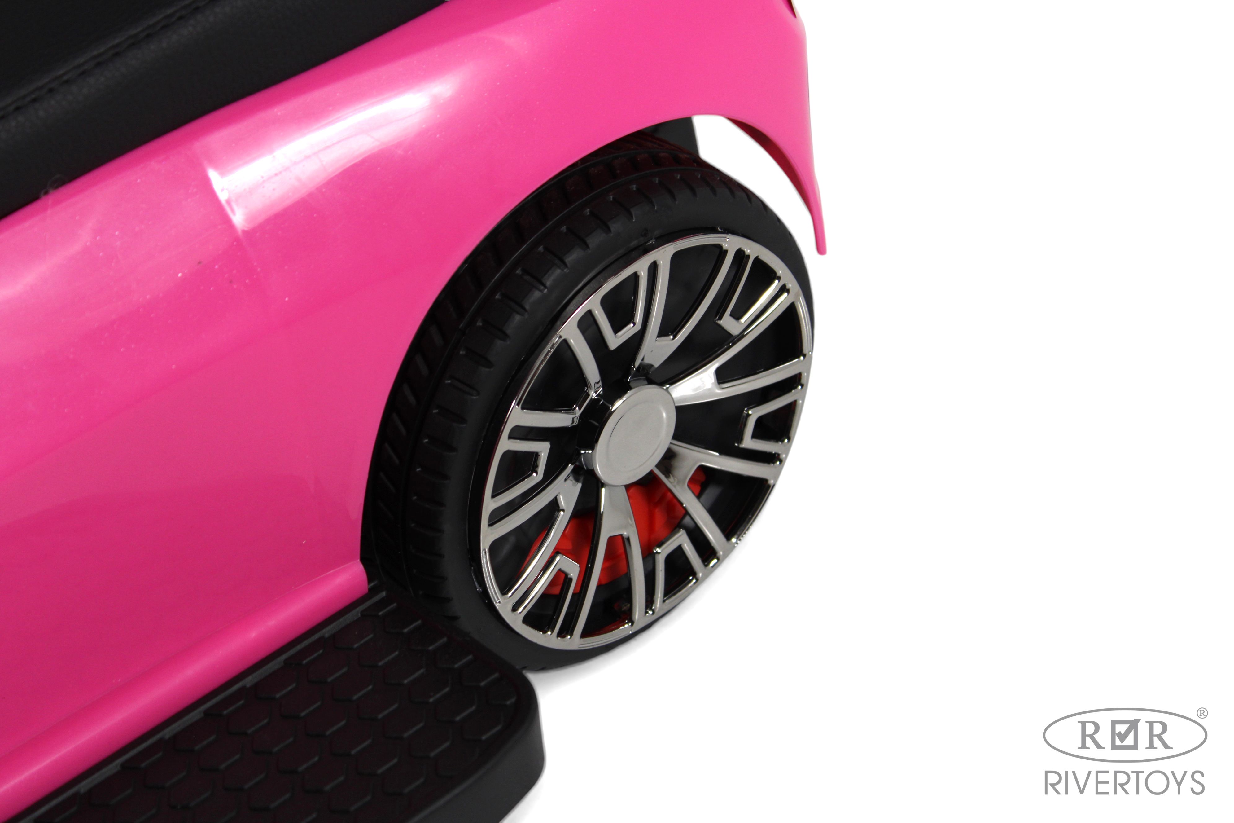 Каталка RIVERTOYS Z005ZZ-BP-PINK розовый - фото 6