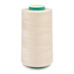 Нитки Bestex промышленные универсальные для шитья и рукоделия 40/2 5000 ярд 1 шт 254 светлый серый крем