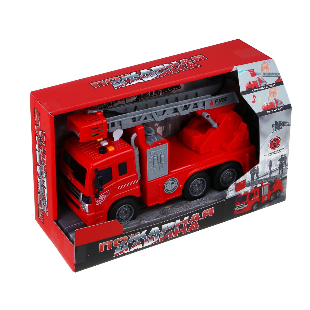 Пожарная машина Игроленд свет, звук, стреляет водой 292-452 - фото 14