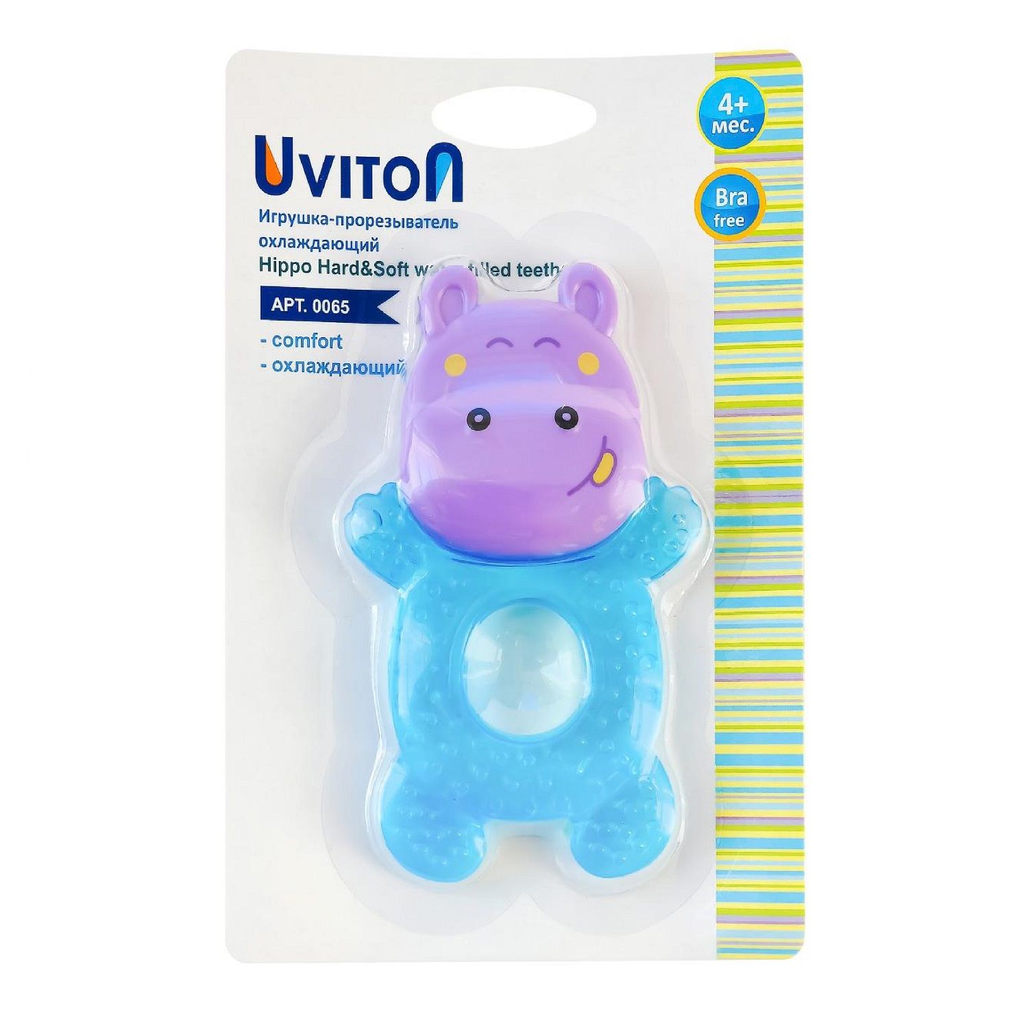 Прорезыватель Uviton Бегемотик в ассортименте - фото 11