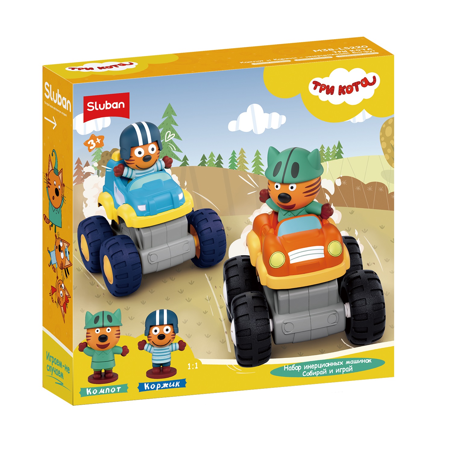 Конструктор SLUBAN Три Кота 19 дет. - фото 4