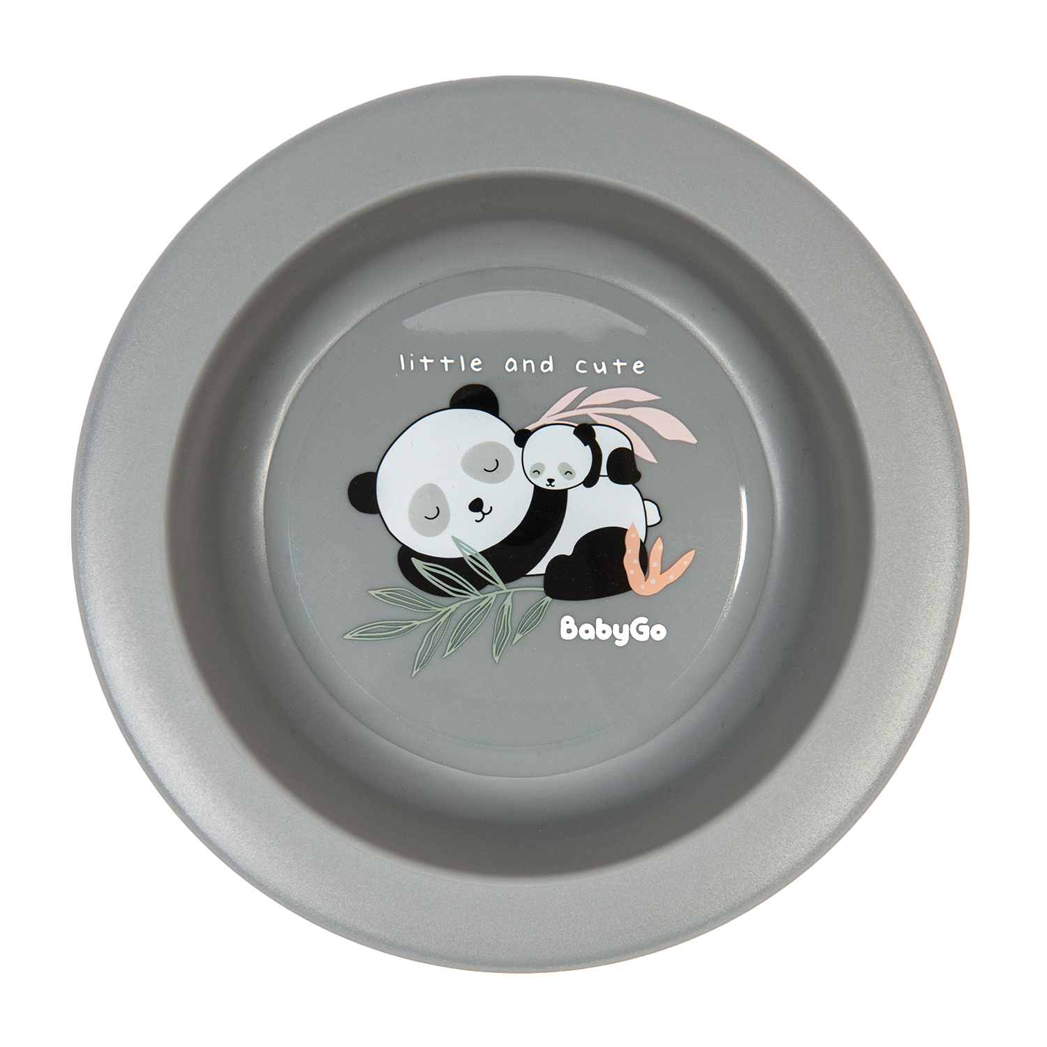 Тарелка BabyGo Grey 1 предм. - фото 1