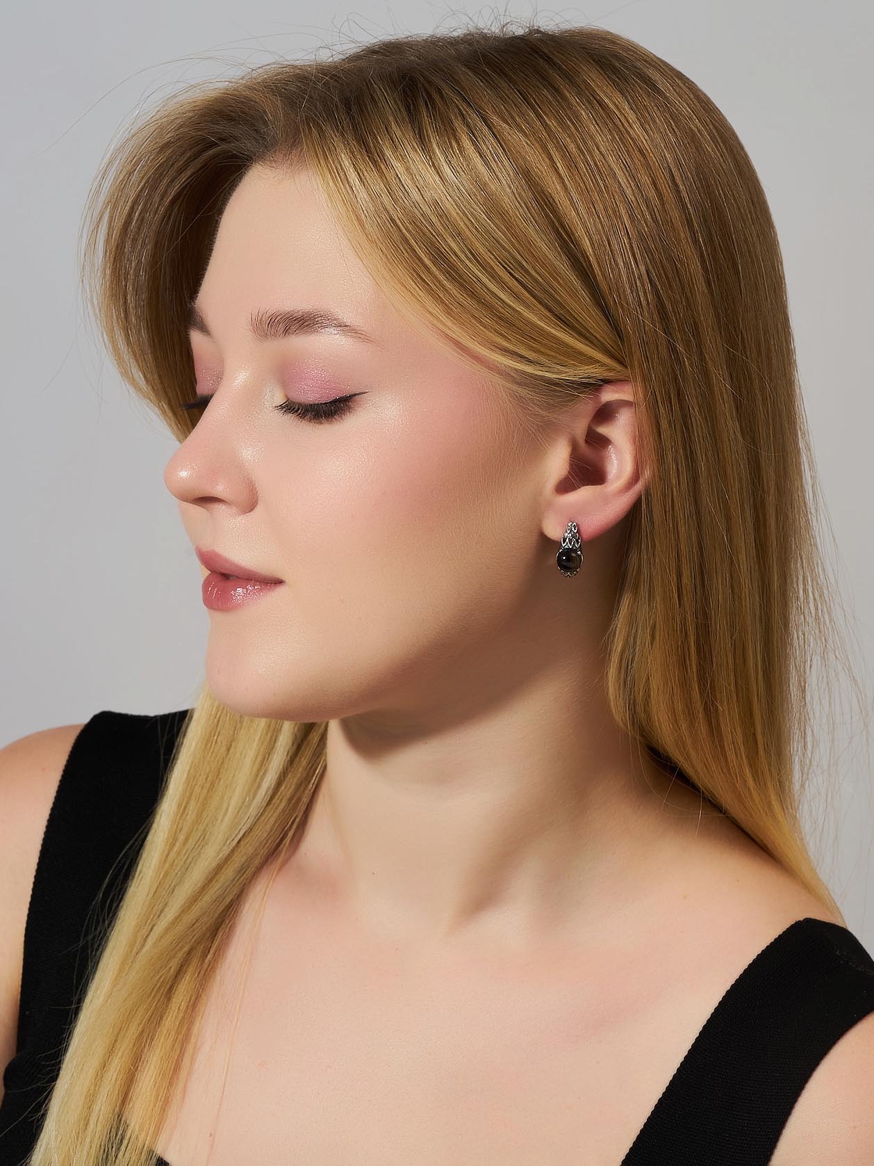 Серьги Shine and Beauty 80658-25-с-агатполос - фото 2