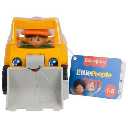 Бульдозер Fisher Price с фигуркой