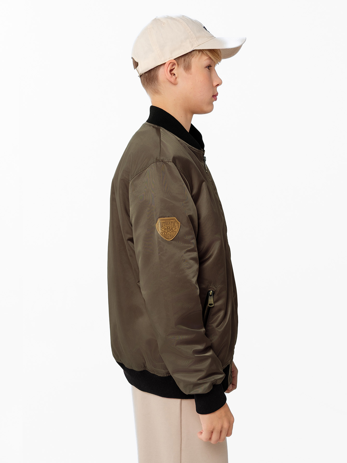 Бомбер WBR 67-013 (Хаки) - фото 11