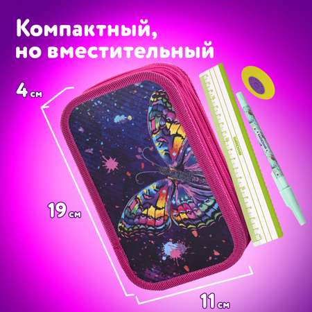Пенал книжка Юнландия Black kitten