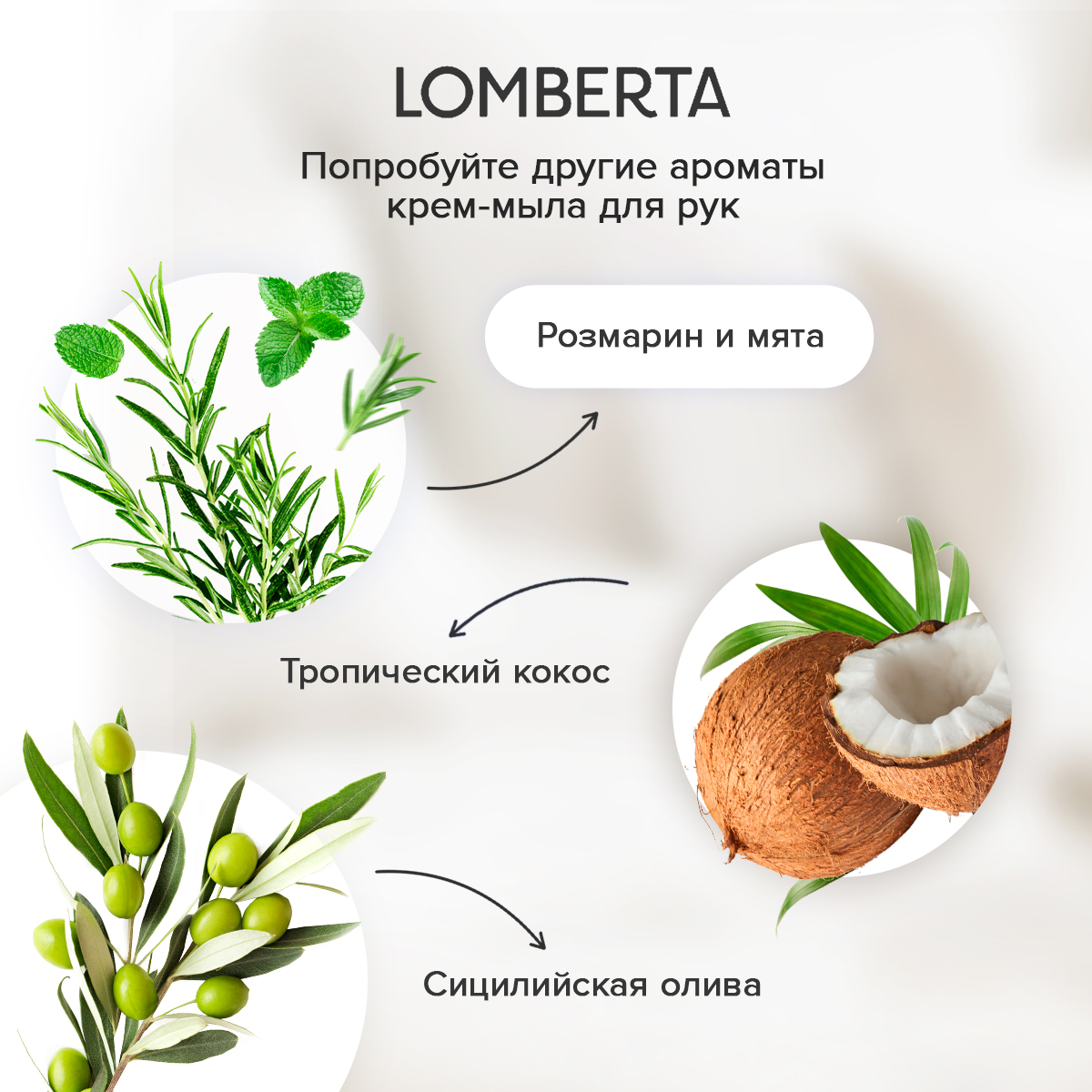 Мыло жидкое Lomberta Розмарин и мята 3900 мл - фото 6