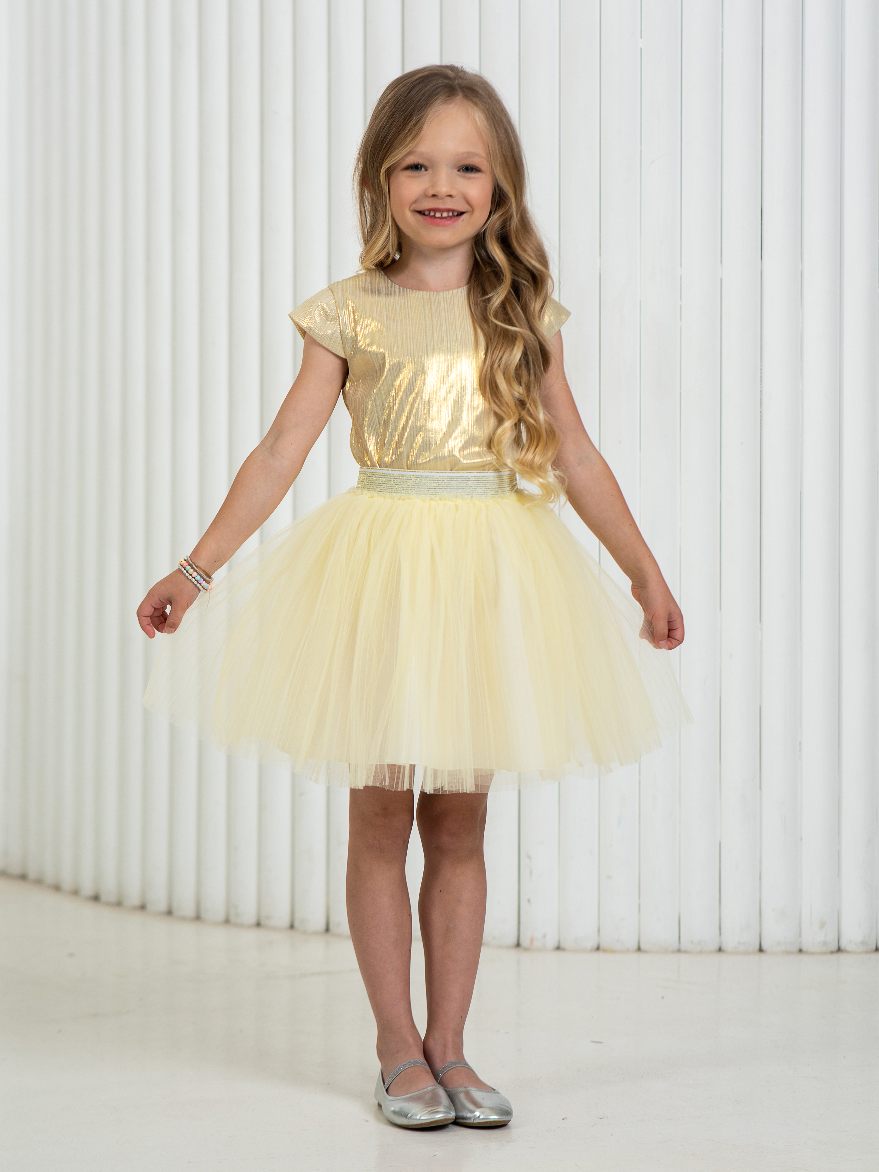 Юбка LisaWeta S-142 желтый - фото 3