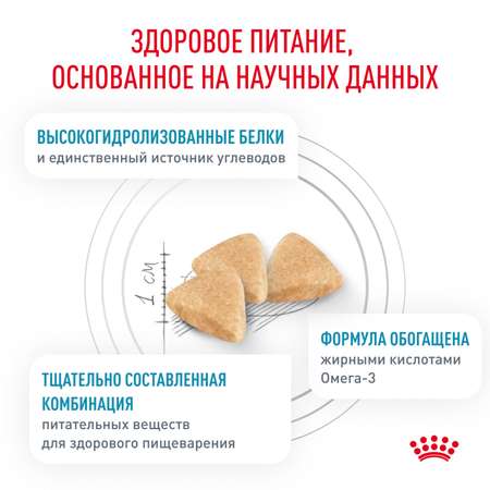 Корм для кошек ROYAL CANIN Hypoallergenic DR25 с пищевой аллергией 2.5кг