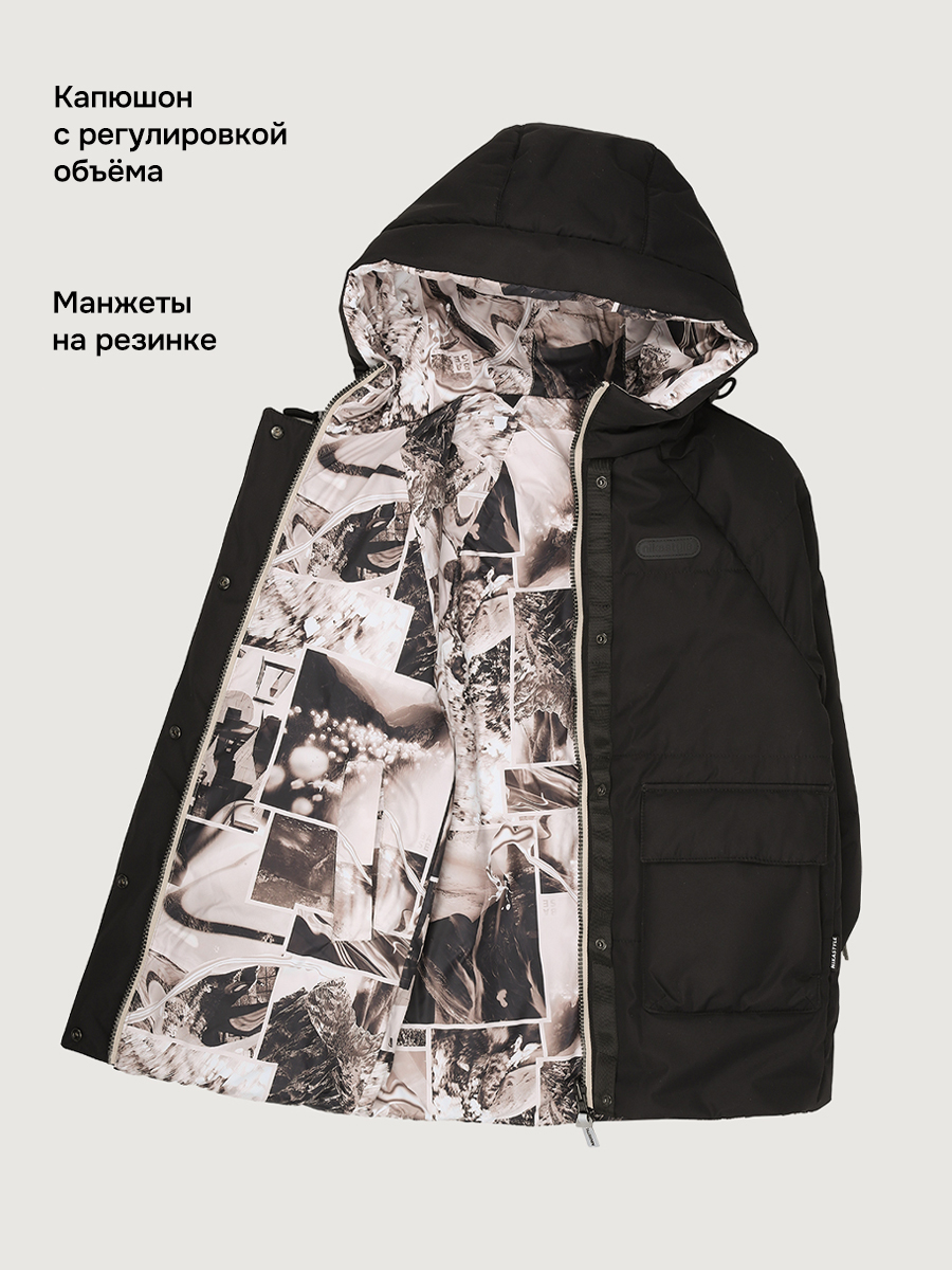 Куртка NIKASTYLE 4м10826 черный - фото 6