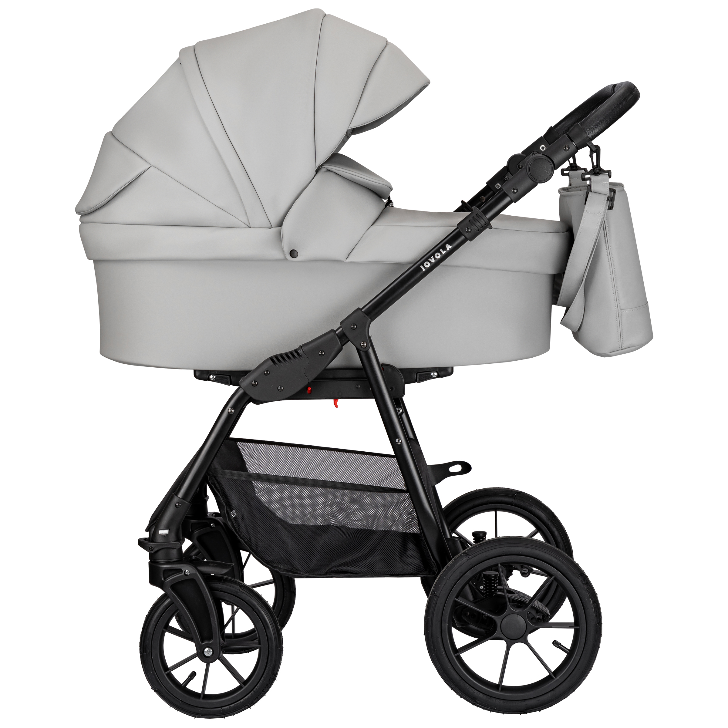 Коляска 2в1 JOVOLA Tessa Eco серый - фото 12