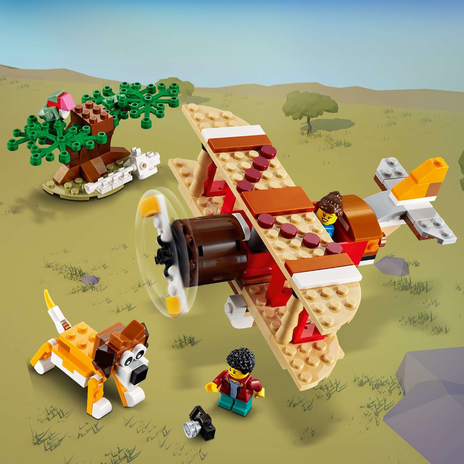 Конструктор LEGO Creator Домик на дереве для сафари блочный - фото 6