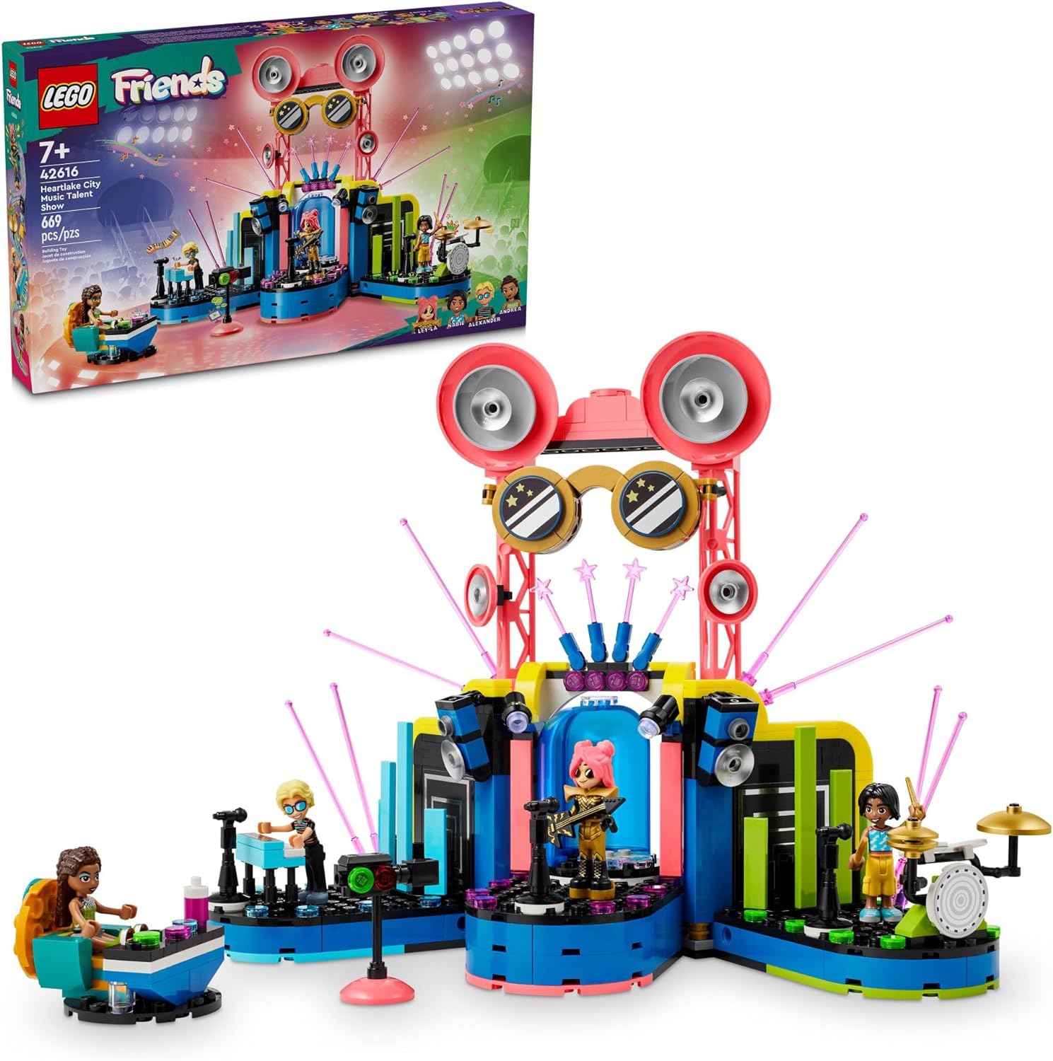 Конструктор LEGO Friends Шоу музыкальных талантов 669 дет. - фото 1