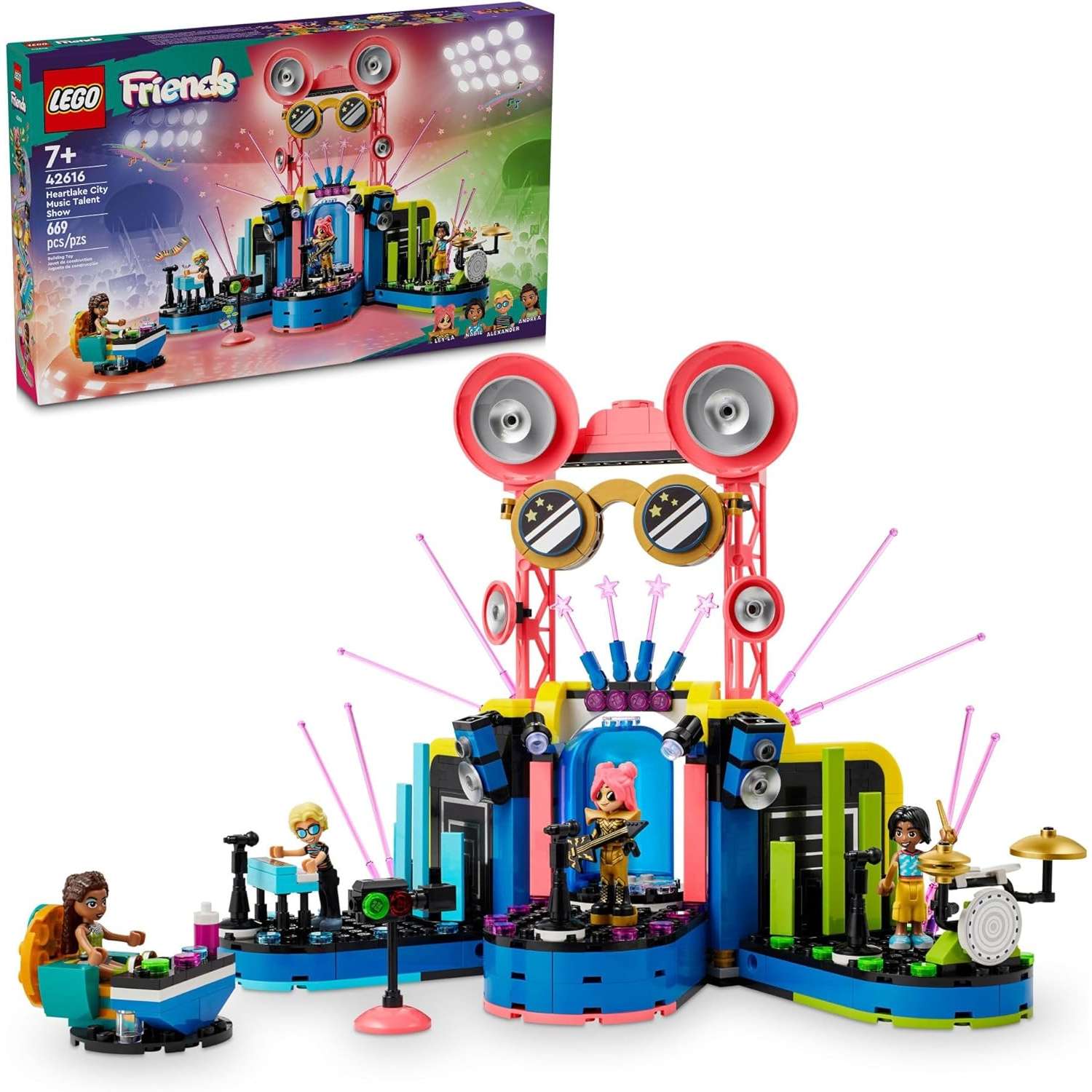 Конструктор LEGO Friends Шоу музыкальных талантов блочный - фото 1