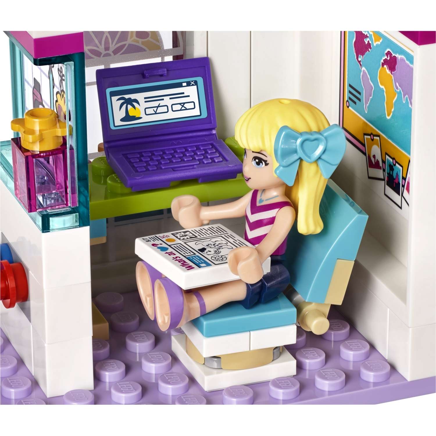 Конструктор LEGO Friends Дом Стефани блочный - фото 12