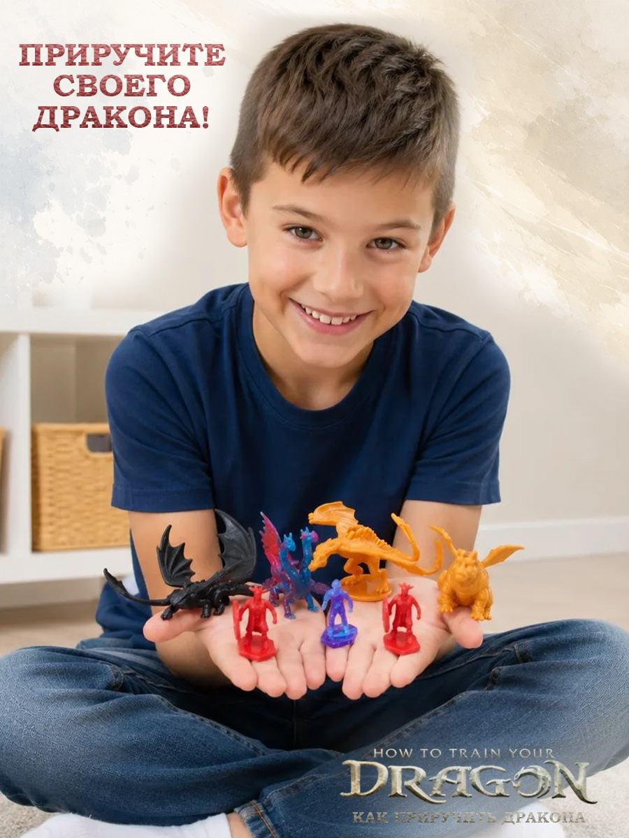 Игровой набор Как приручить дракона How to Train Your Dragon 25 предметов в контейнере - фото 9