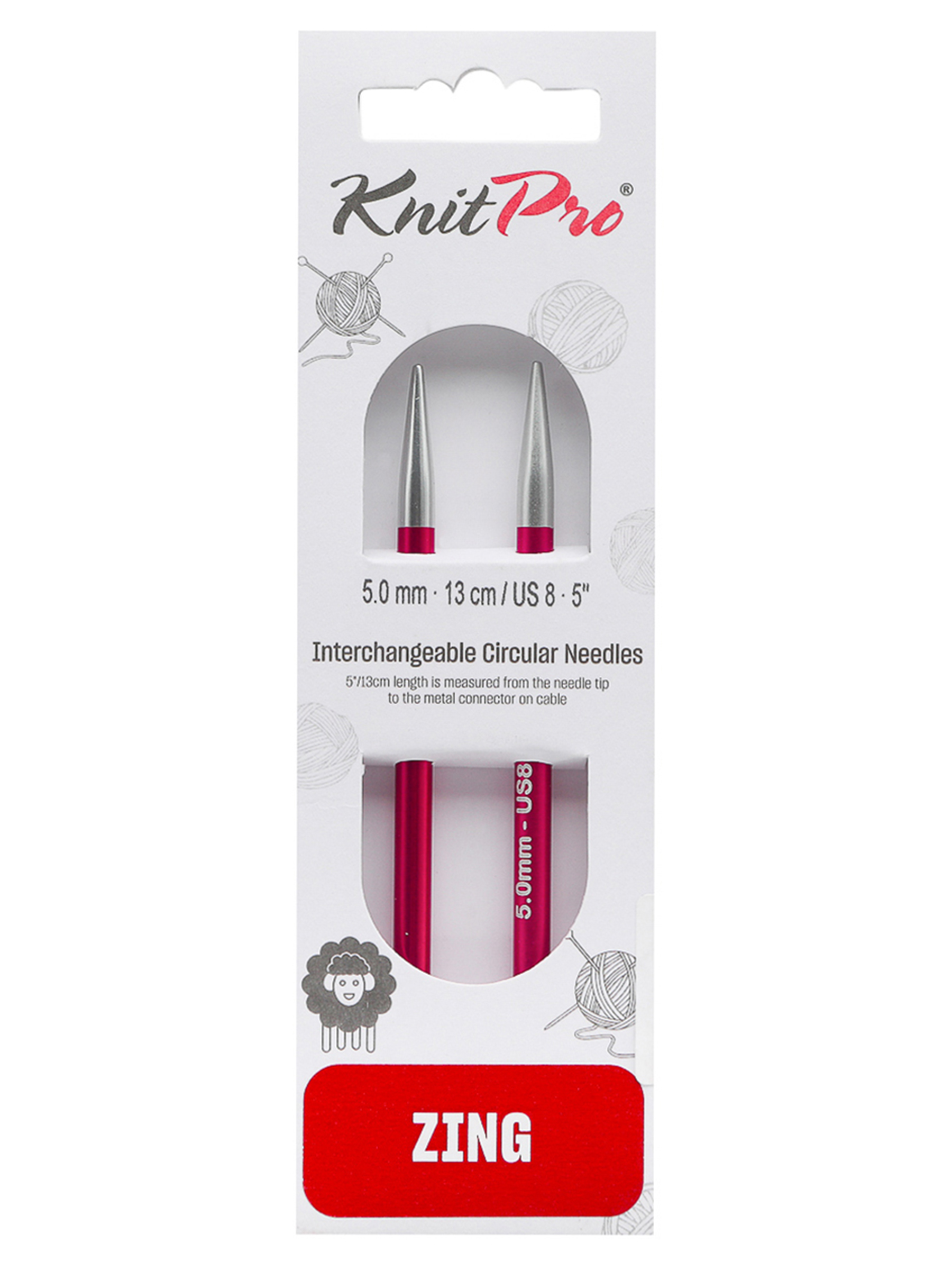 Спицы для вязания KnitPro круговые съемные - фото 3