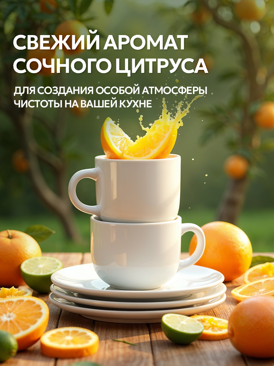 Средство для мытья посуды SEPTIVIT Сочный цитрус 5л - фото 7