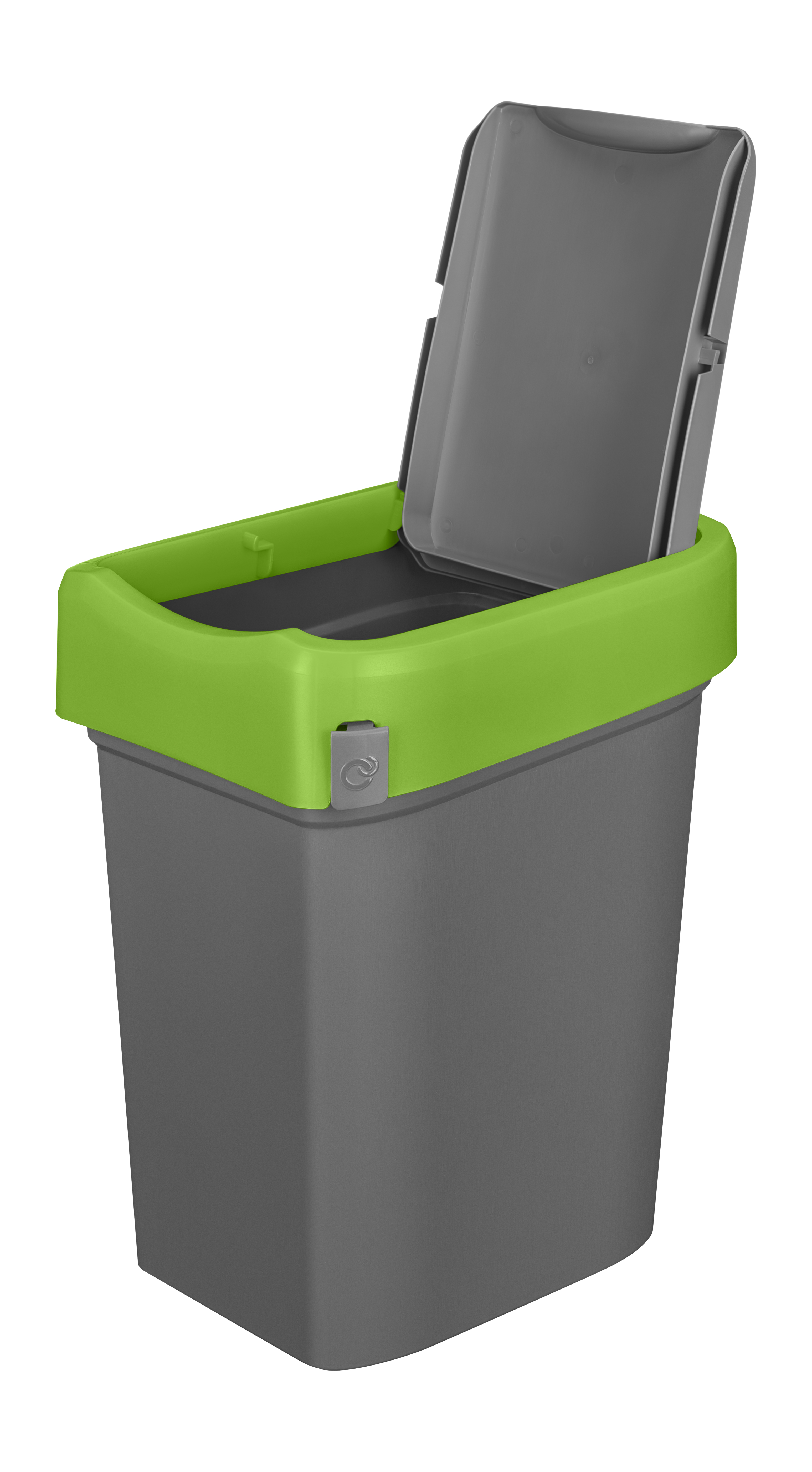 Контейнер Econova для мусора Smart Bin 50л зеленый - фото 3