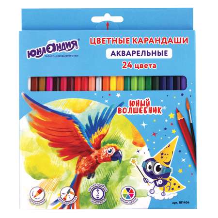 Карандаши акварельные Юнландия 24 шт.