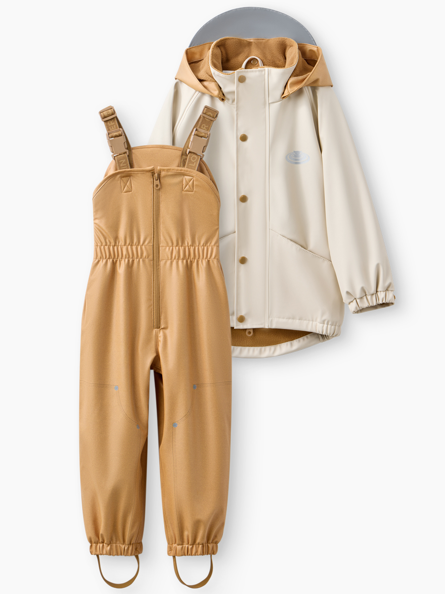 Куртка и полукомбинезон Happy Baby 88500-1_mustard - фото 1