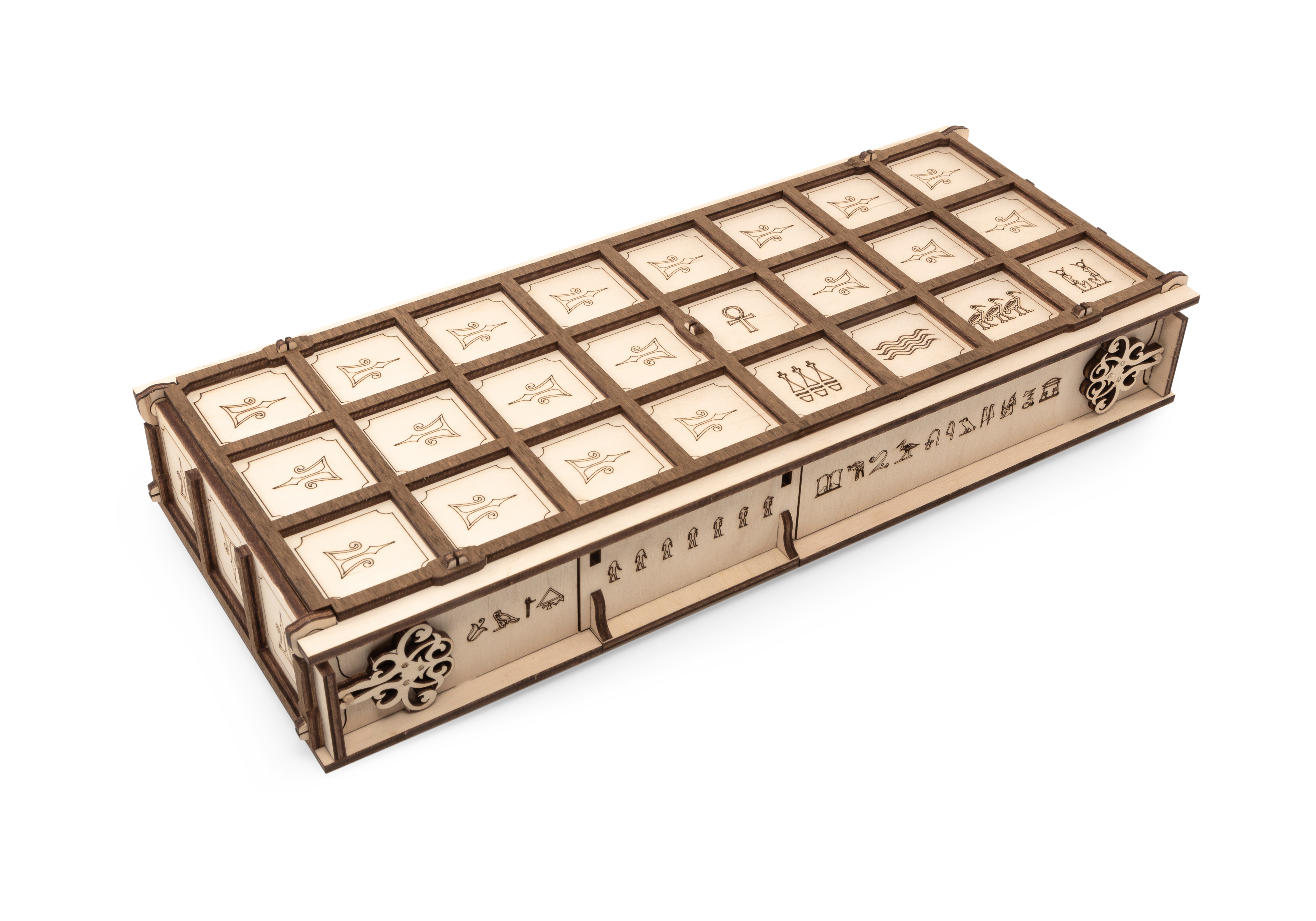 Конструктор Eco Wood Art Gameset Ур и Сенет деревянный 237 дет. - фото 21