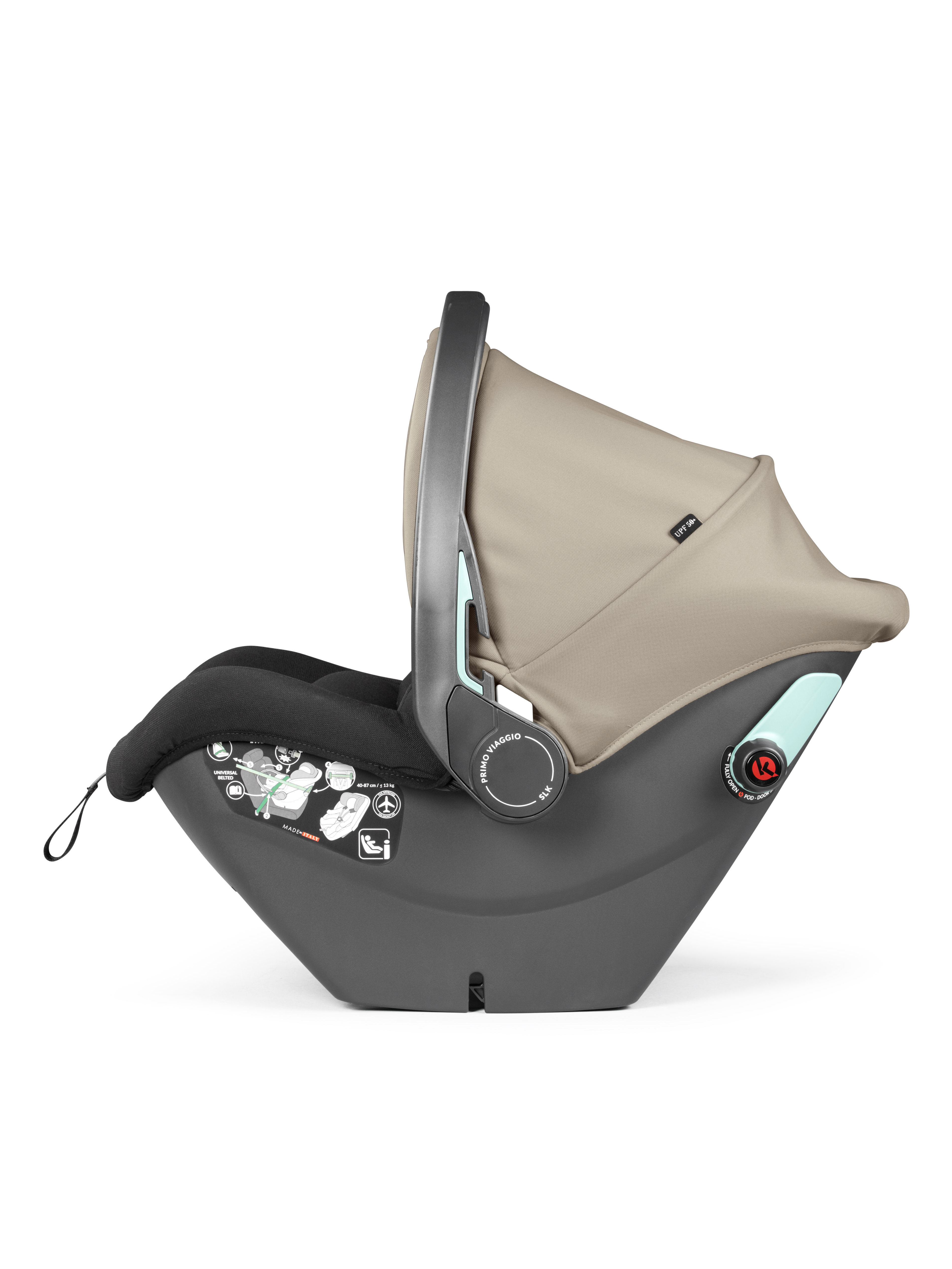 Автокресло Peg-Perego SLK 0 (0 -13 кг) бежевый - фото 6