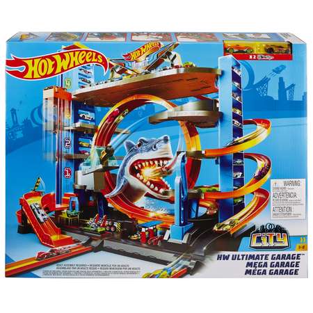 Гараж Hot Wheels Невообразимый гараж с лифтом, многоуровневый, с пусковой установкой