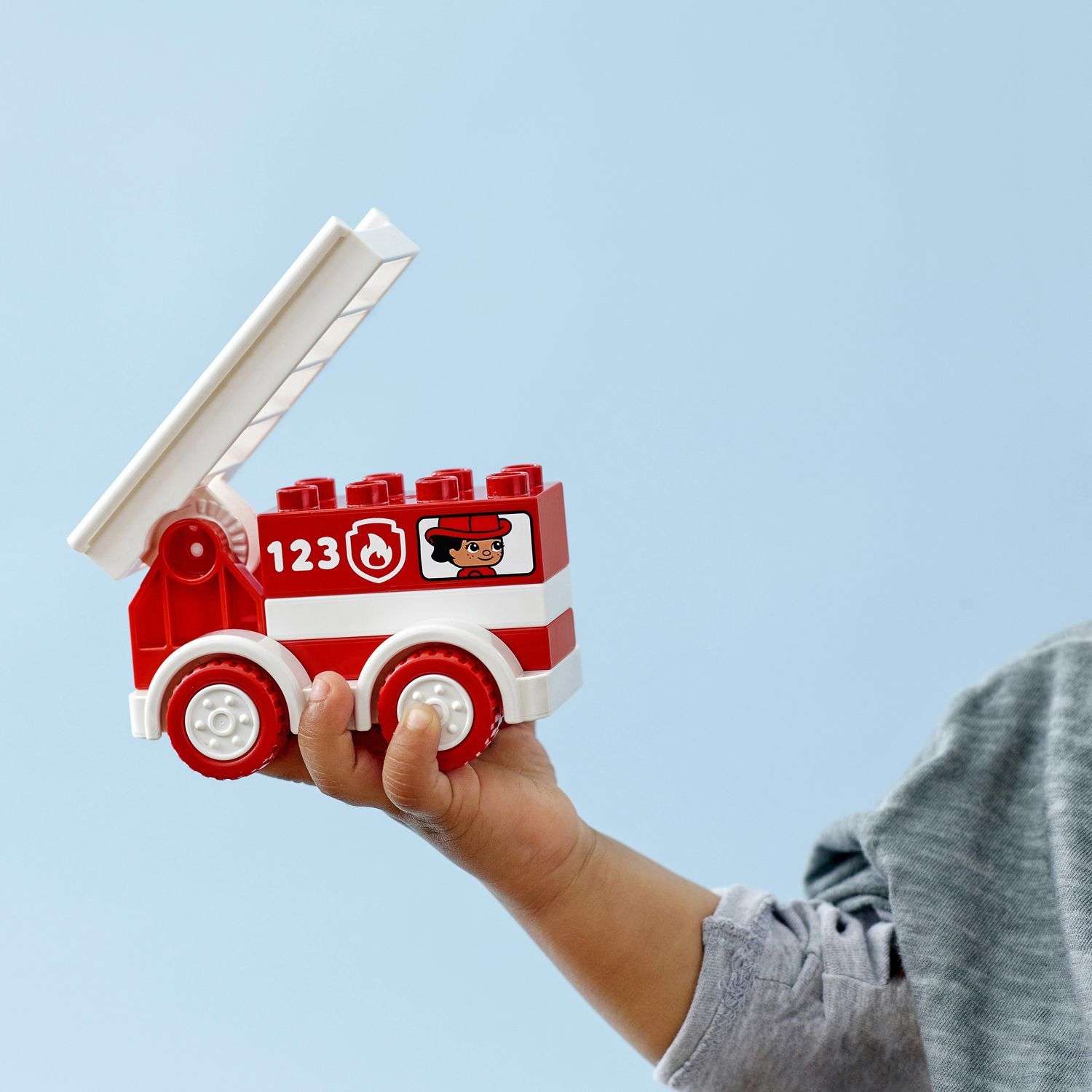 Конструктор LEGO DUPLO Пожарная машина блочный - фото 15