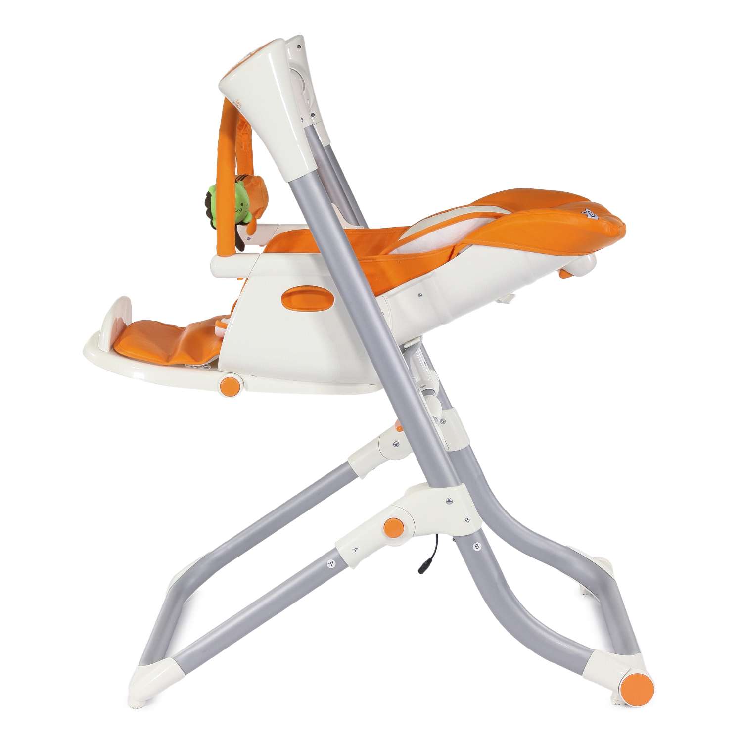 Стульчик для кормления Babyton Orange 2 в 1 - фото 6